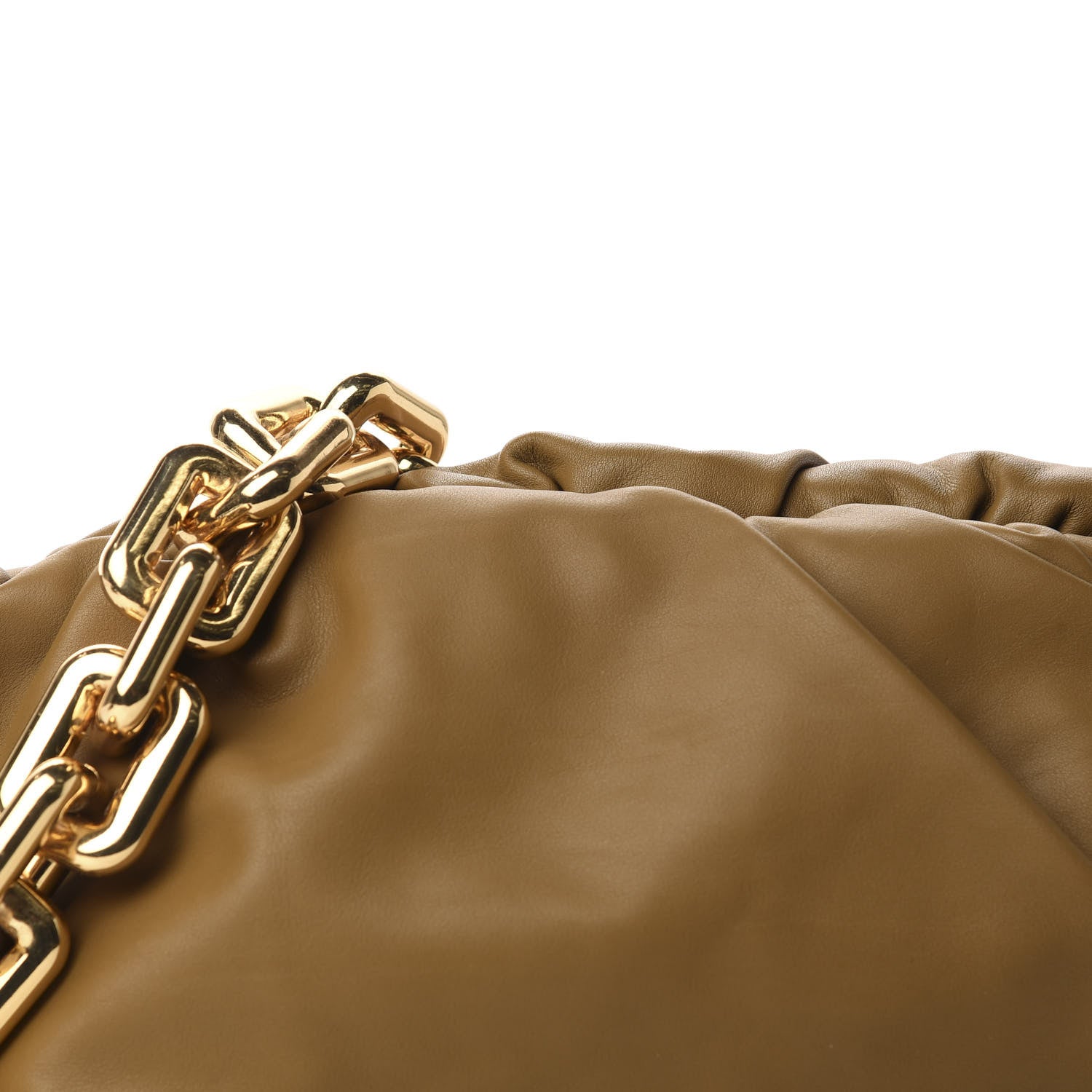 Bottega Veneta Calfskin The Pouch Chain Moutarde 9 of 9