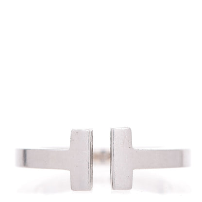 Tiffany Sterling Silver T Wire Ring 54 6.75 1 of 6