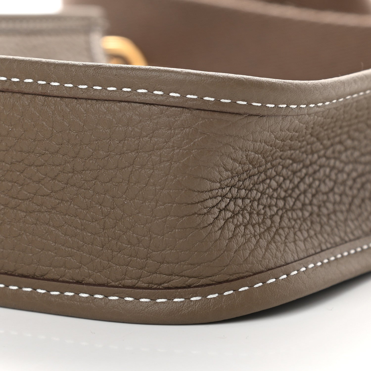 Hermes Taurillon Clemence Evelyne TPM Etoupe 9 of 9
