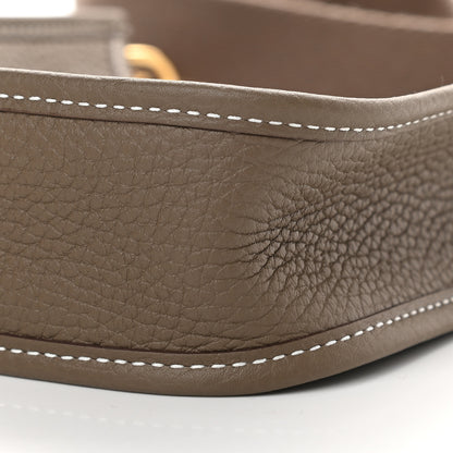 Hermes Taurillon Clemence Evelyne TPM Etoupe 9 of 9