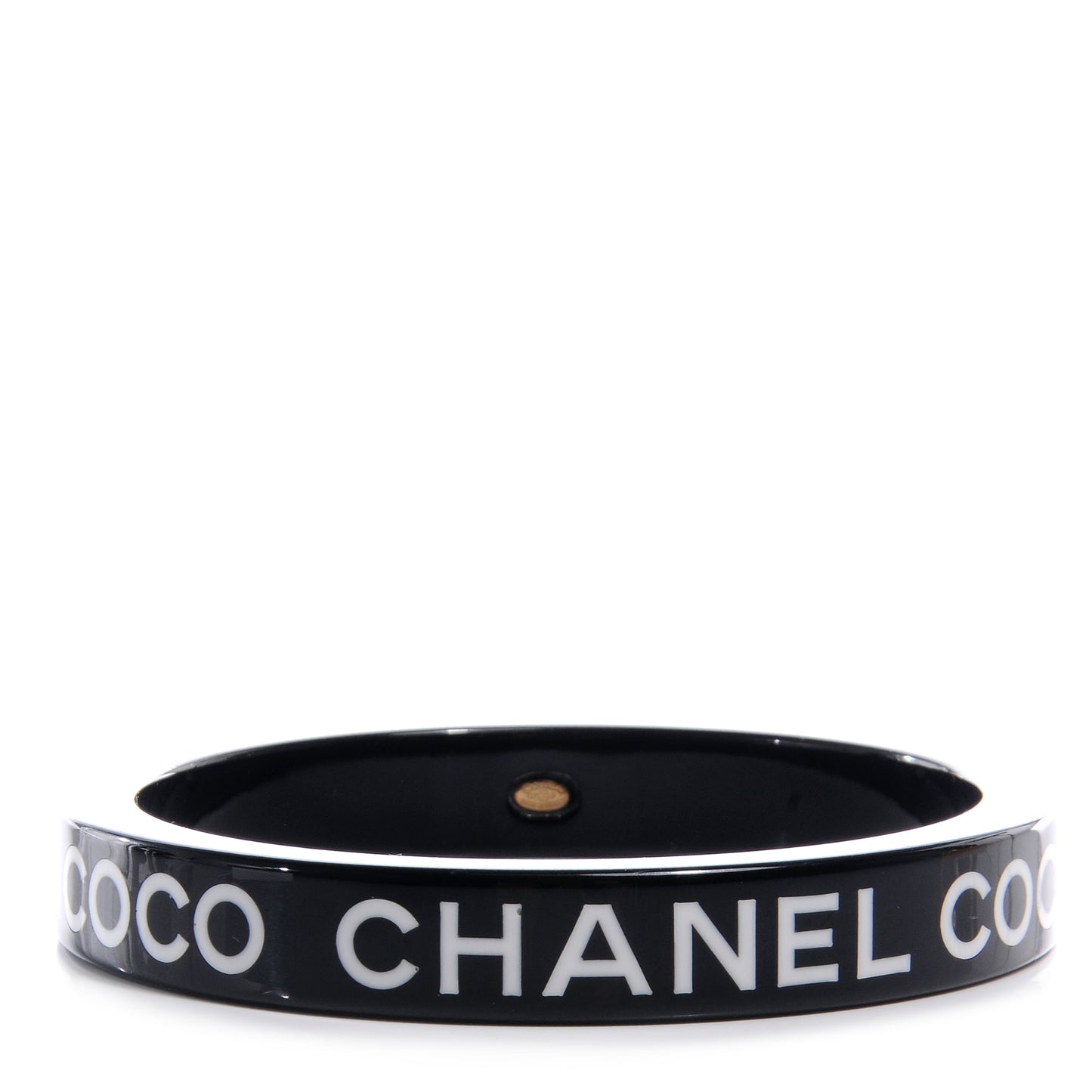 Resin Coco Bangle Black