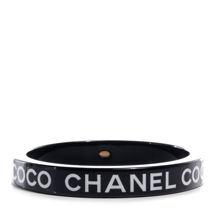 Chanel Resin Coco Bangle Black 1 of 5