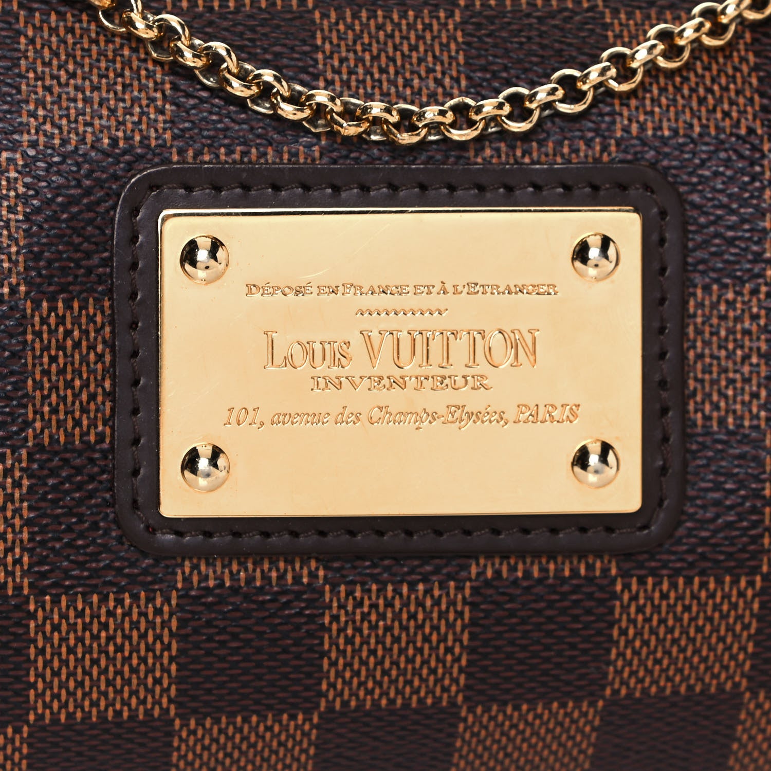 Louis Vuitton Damier Ebene Eva Clutch 7 of 14