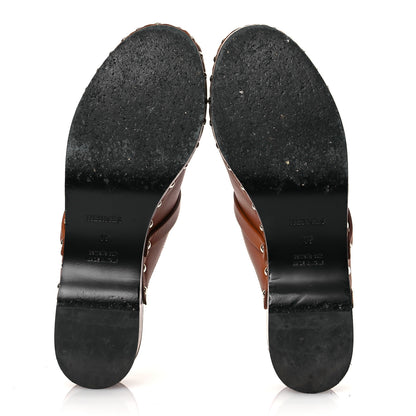 Hermes Heritage Calfskin Carlotta Mules 39 Naturel 7 of 13