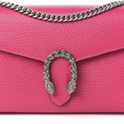 Gucci Dollar Calfskin Crystal Mini Dionysus Chain Wallet Box Pink 11 of 11