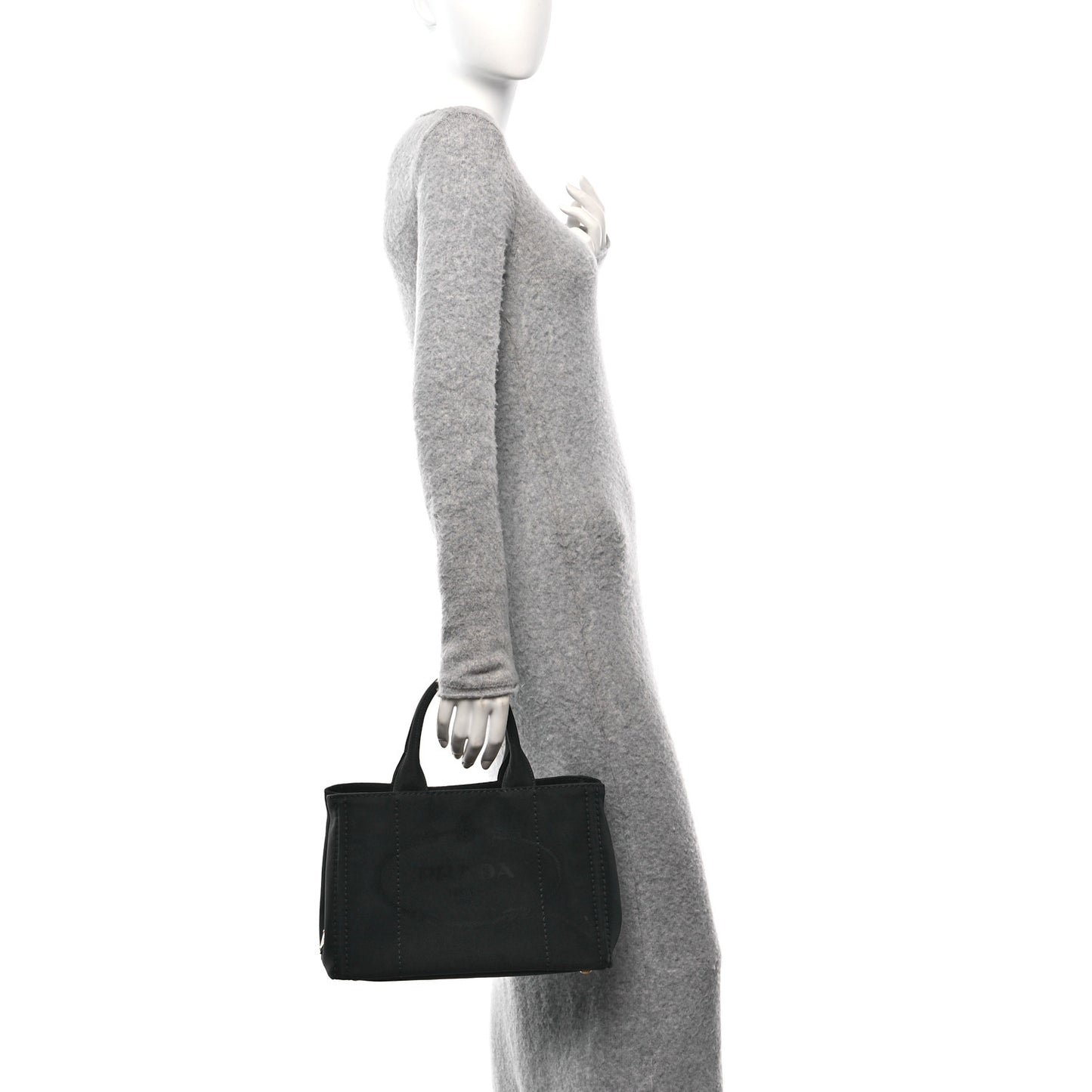 Canapa Small Logo Tote Black