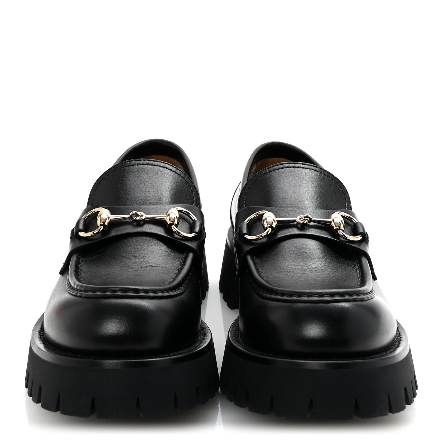 Real Betis Glamour Calfskin Horsebit Womens Mocassin Loafers 39 Black