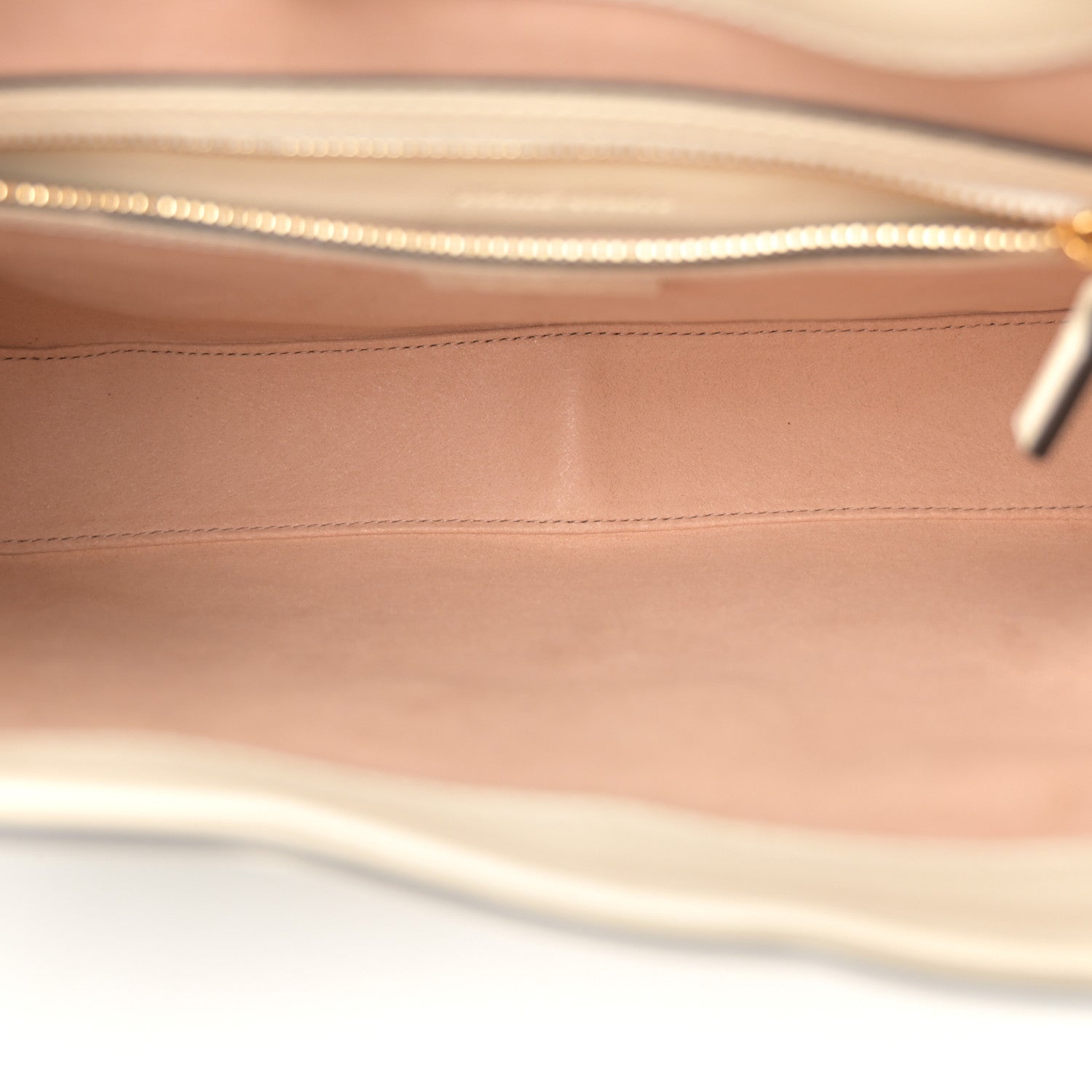 Gucci GG Supreme Monogram Moon Calfskin Medium Padlock Shoulder Bag Beige Ebony Mystic White 5 of 10