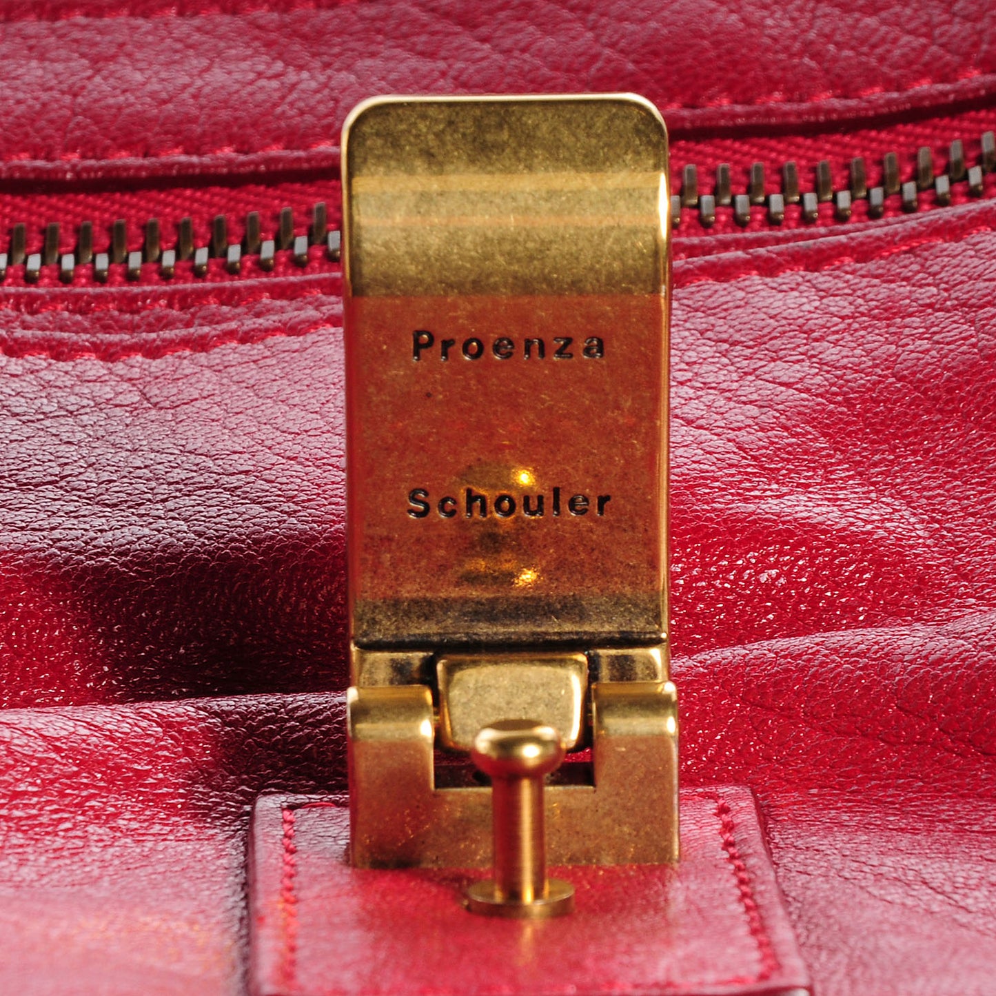 Lambskin Medium PS1 Satchel Chianti