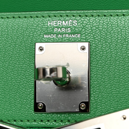 Hermes Chevre Ostrich Feather Kelly Elan Vert Comics 6 of 11