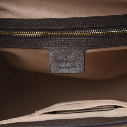 Gucci GG Supreme Monogram Web Medium Ophidia Tote Bag Brown 6 of 10