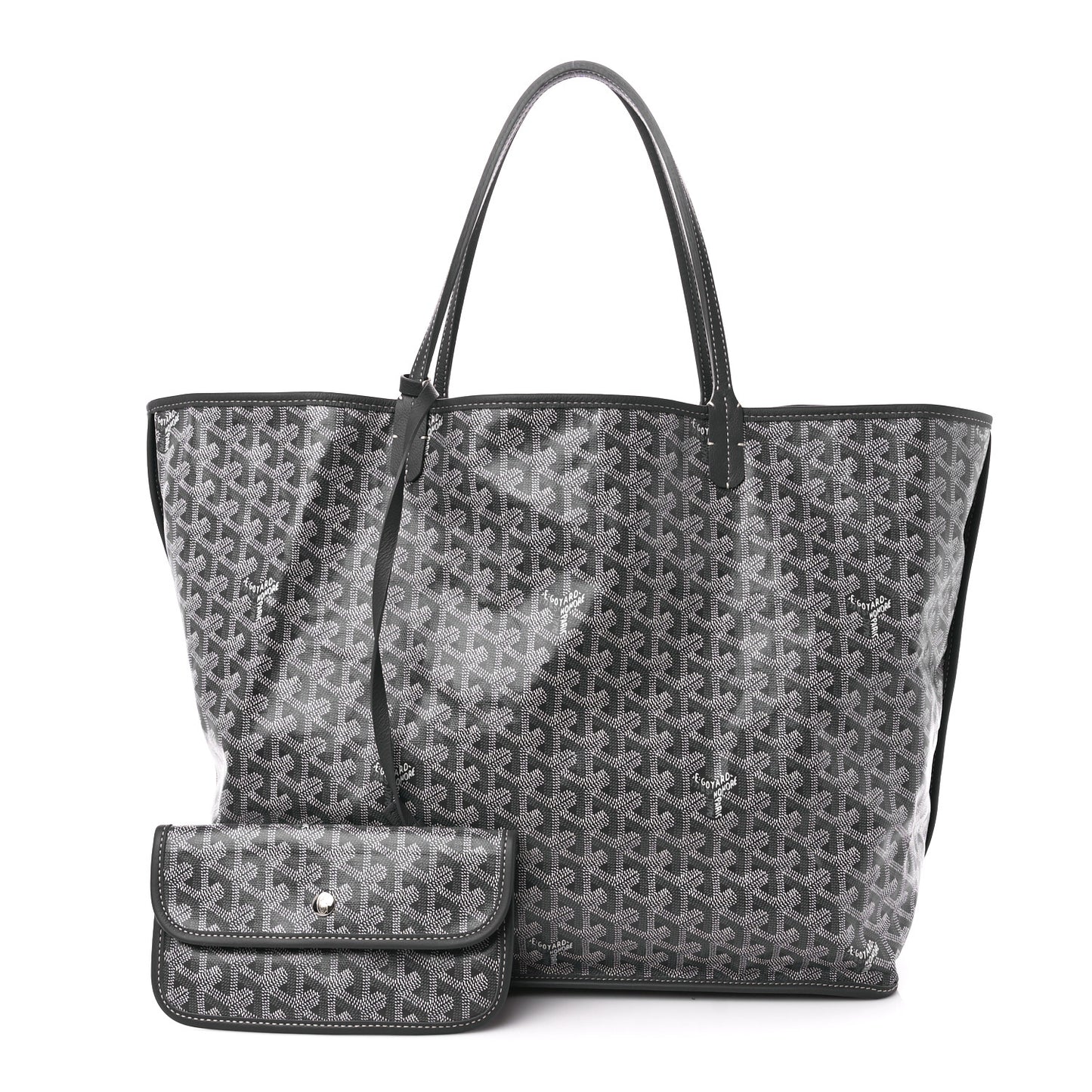 Goyardine Reversible Anjou GM Grey