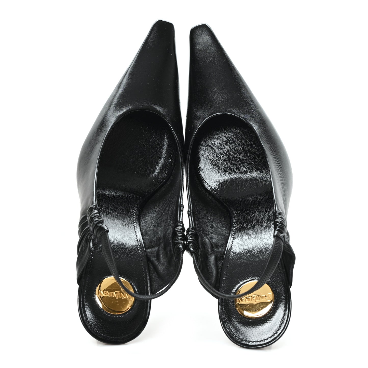Lambskin Anne-Marie 75 Slingback Pumps 40  40 Black