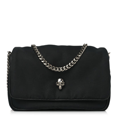 Alexander McQueen Nylon Skull Small Crossbody Bag Black 1 of 9