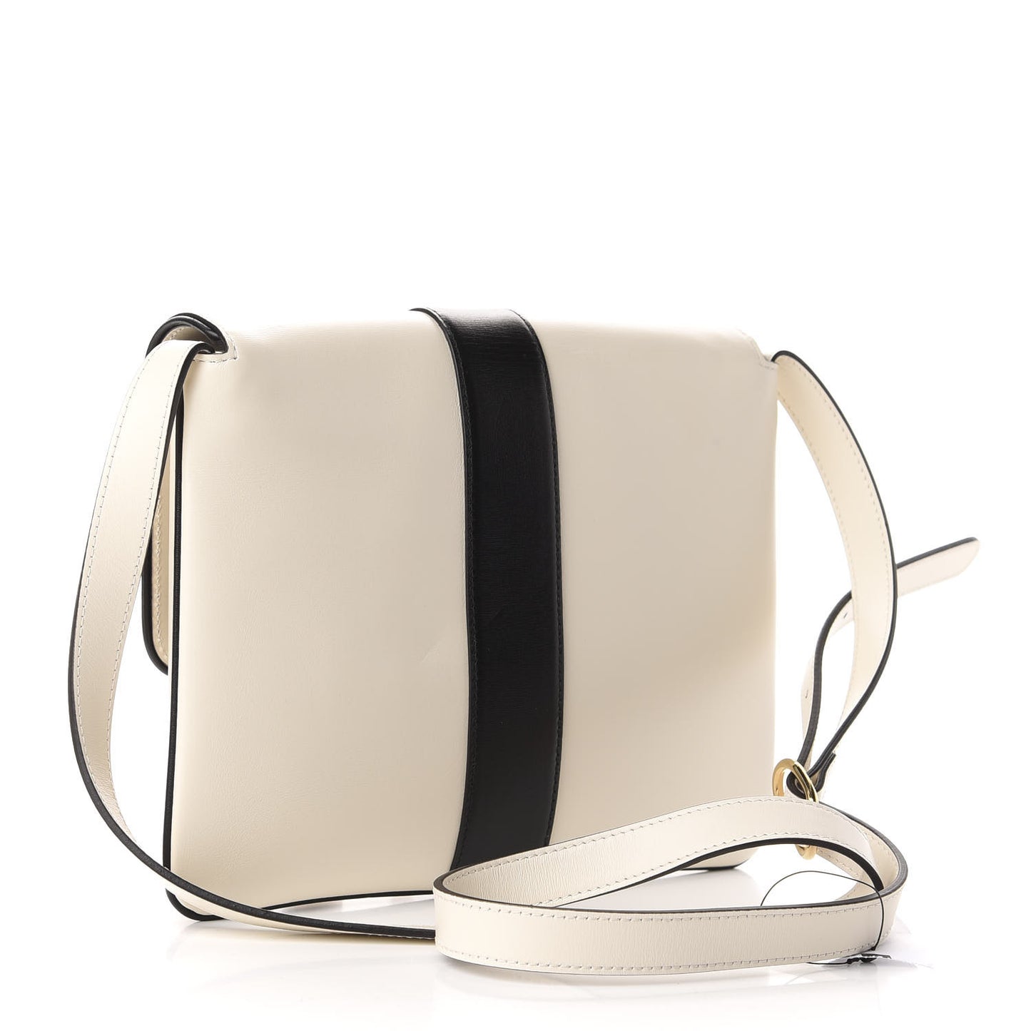 Calfskin Medium Arli Flap Shoulder Bag White