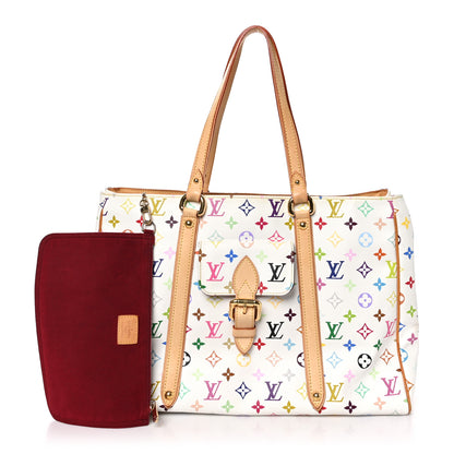 Louis Vuitton Monogram Multicolor Aurelia GM White 3 of 12