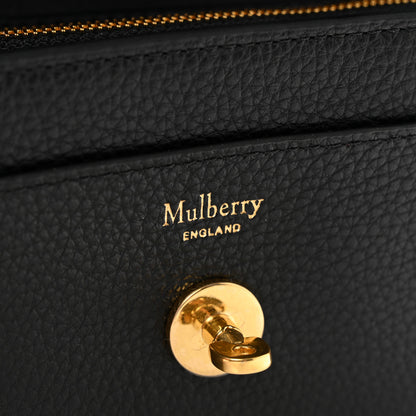 Mulberry Small Classic Grain Medium Darley Wallet Black 6 of 6
