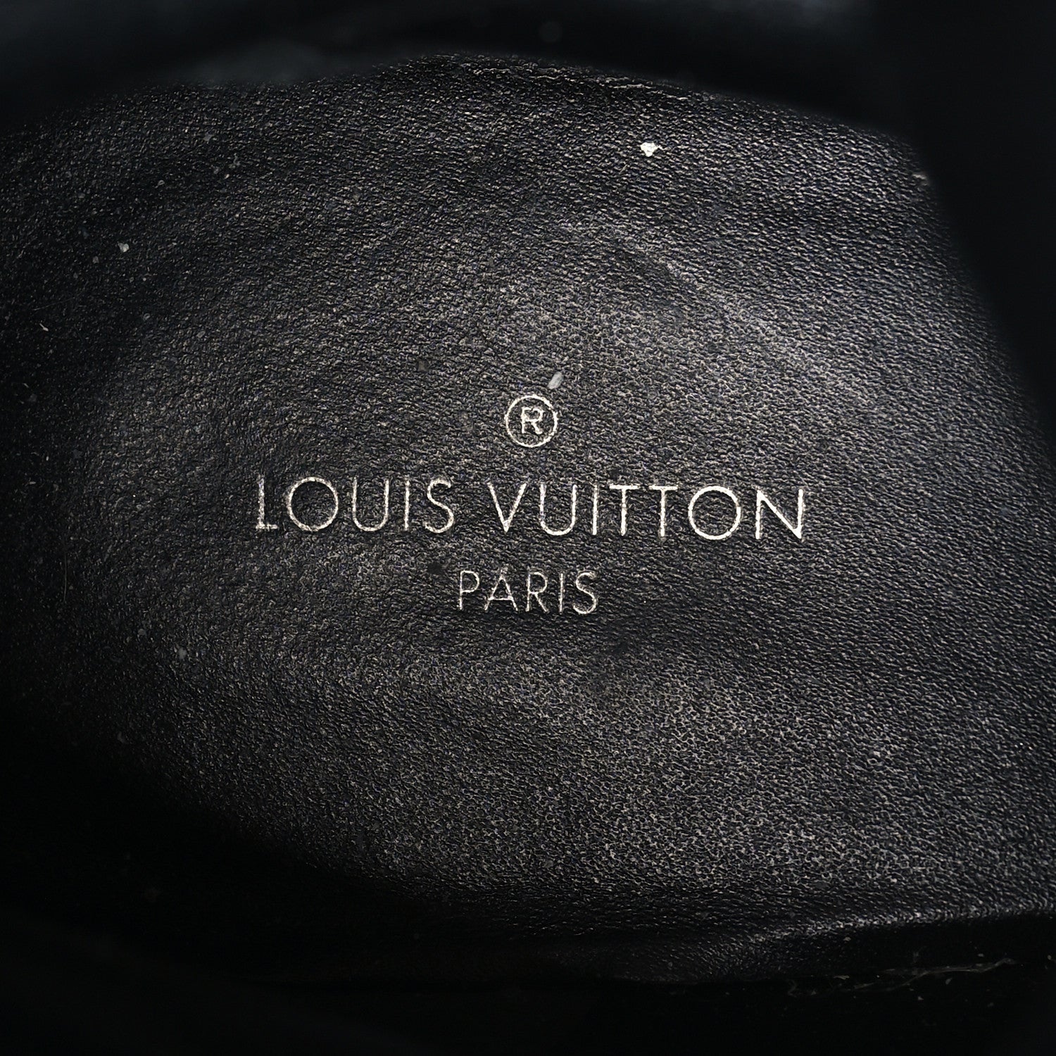 Louis Vuitton Suede Crocodile Embossed Calfskin Monogram Laureate Platform Desert Boots 36 Black 9 of 10