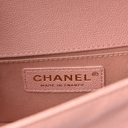 Chanel Caviar Quilted Small Boy Flap Light Pink 6 of 11