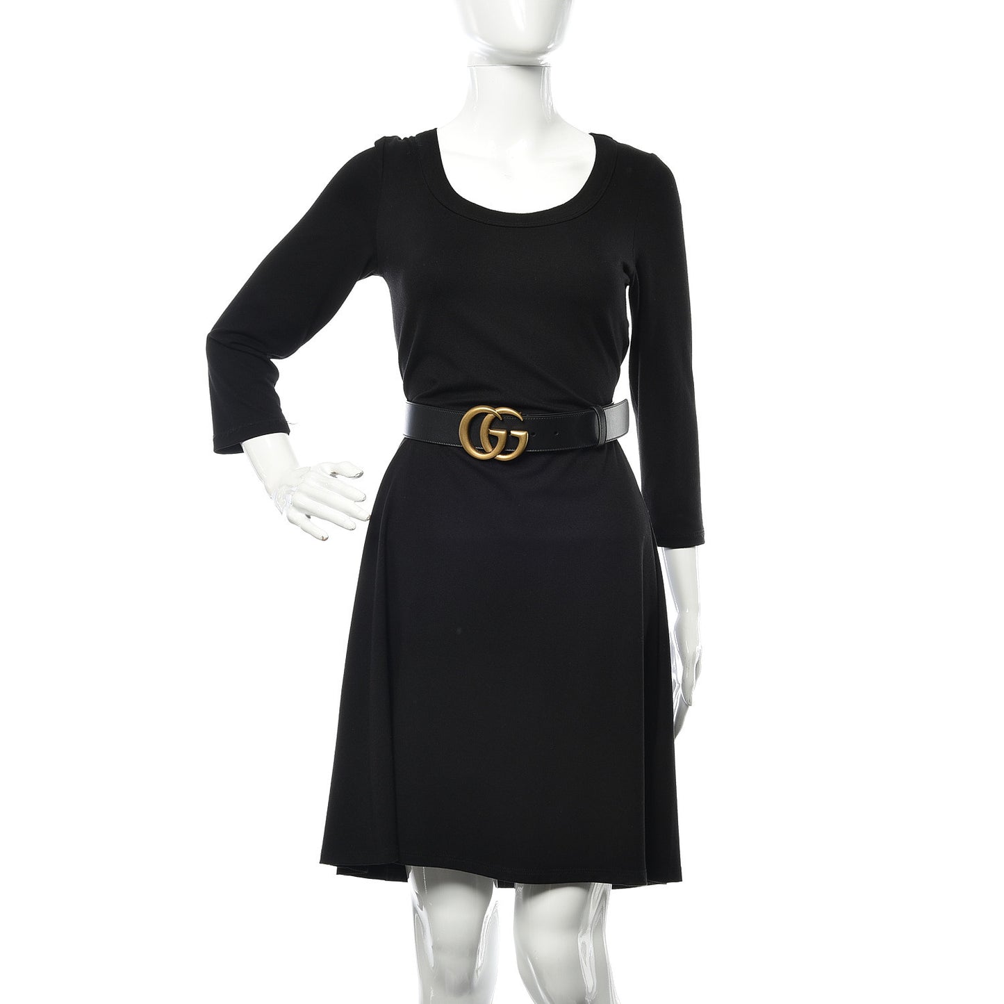 Calfskin Double G 40mm Belt 85 34 Black