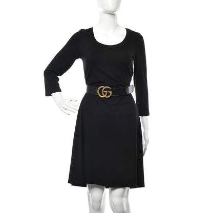 Gucci Calfskin Double G 40mm Belt 85 34 Black 2 of 7