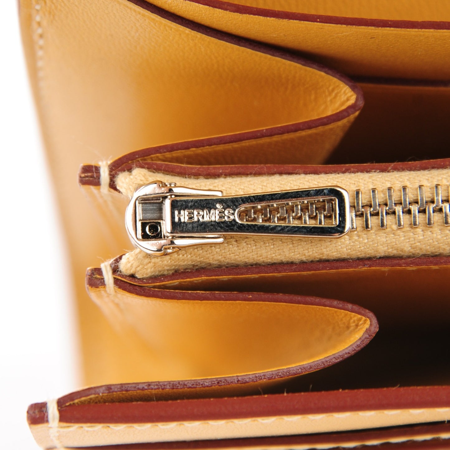 Tadelakt Lizard Constance Short Wallet Paille Ficelle