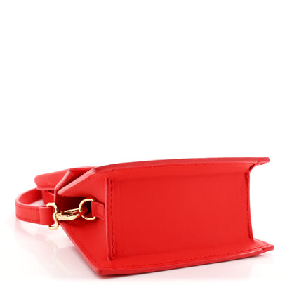 Jacquemus Rubberized Calfskin Le Chiquito Moyen Red 4 of 10