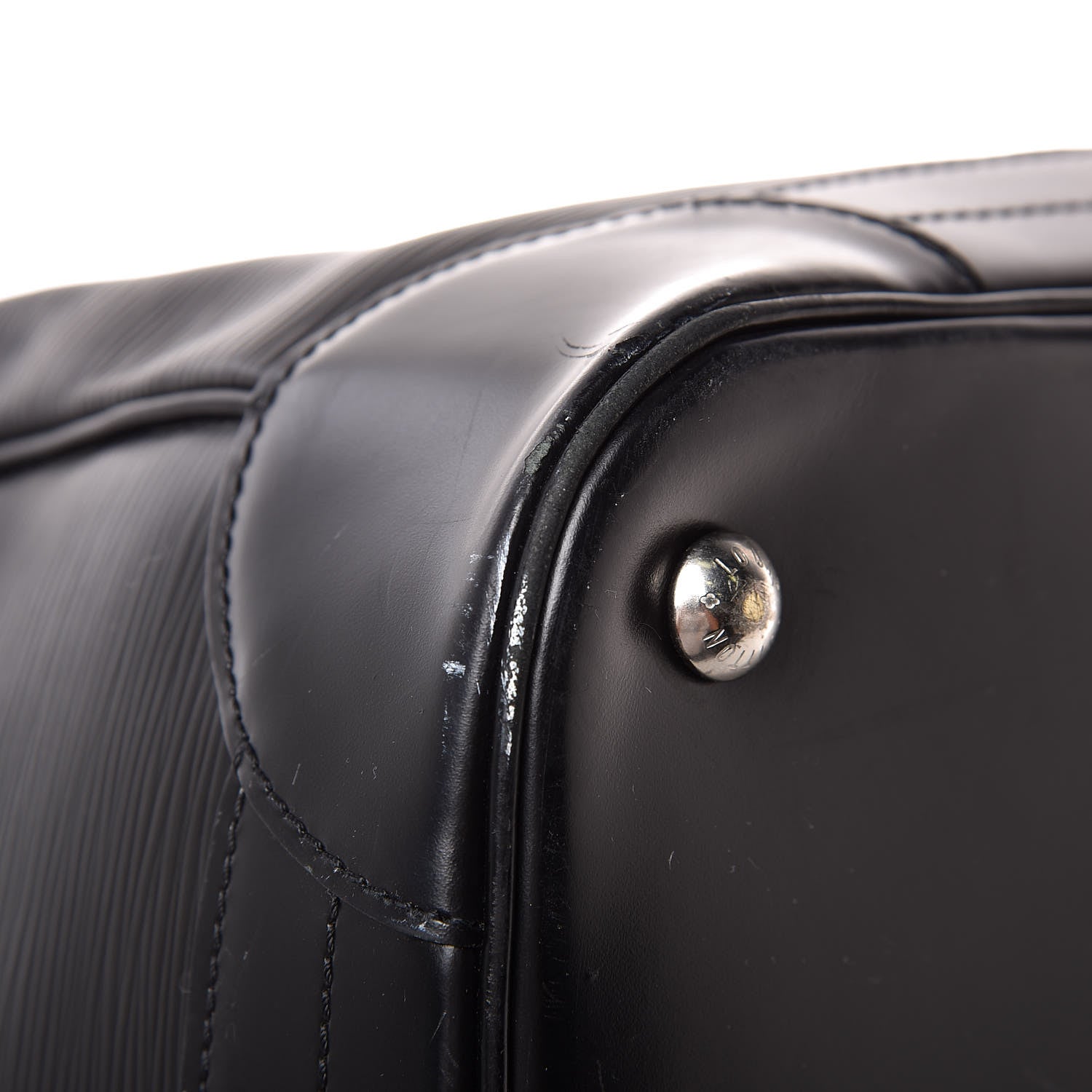 Louis Vuitton Epi Sac Bourget 50 Black 10 of 11