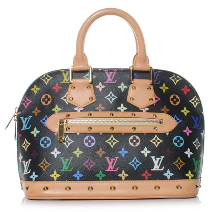 Louis Vuitton Monogram Multicolor Alma Black 1 of 8
