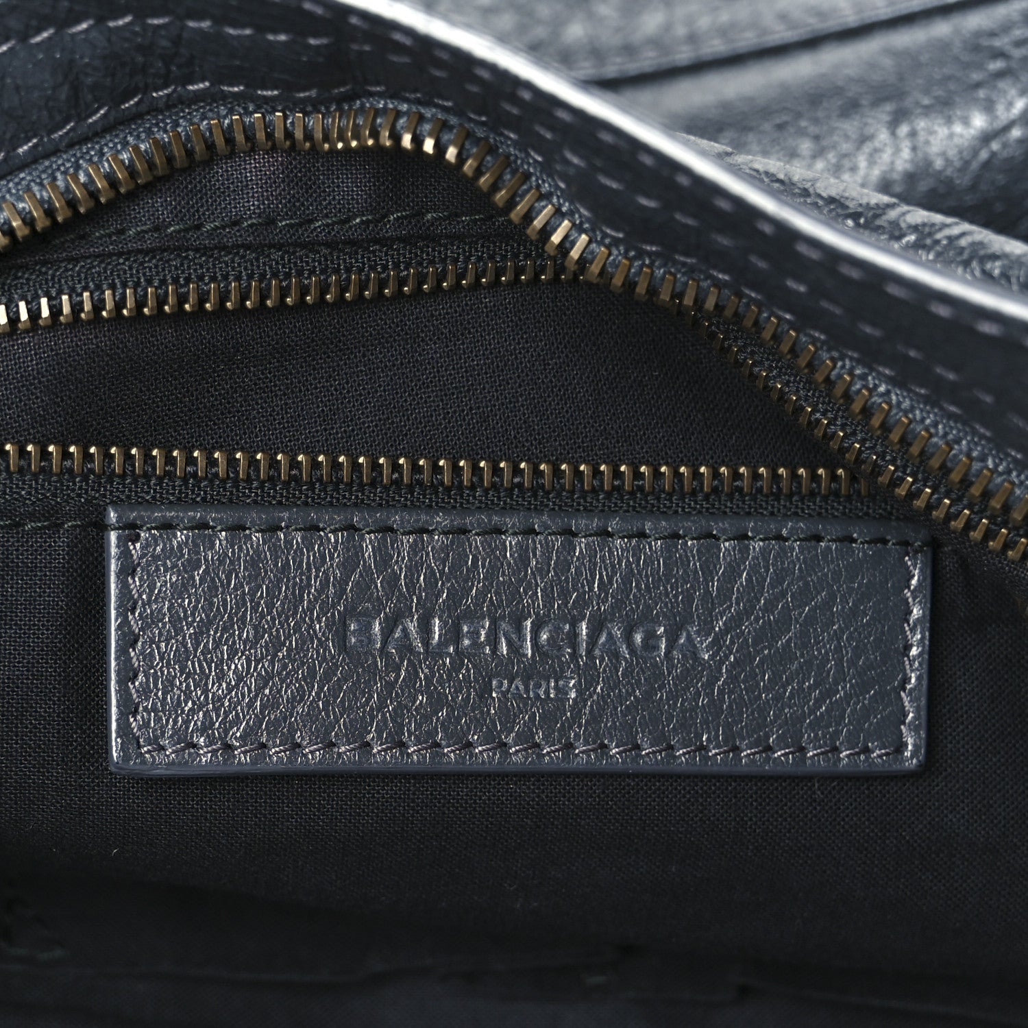 Balenciaga Agneau Giant 12 Gunmetal Hardware City Gris Fossile