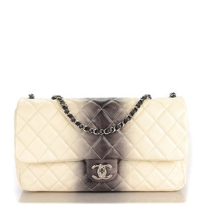 Chanel Caviar Quilted Large Ombre Single Flap Grey 1 of 8