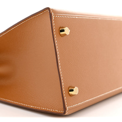 Hermes Epsom Kelly Sellier 28 Gold 8 of 10