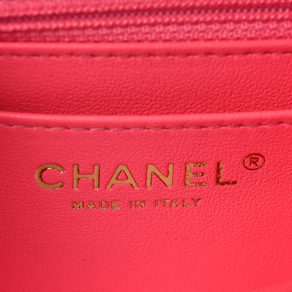Chanel Lambskin Quilted Mini Rectangular Flap Pink 6 of 9