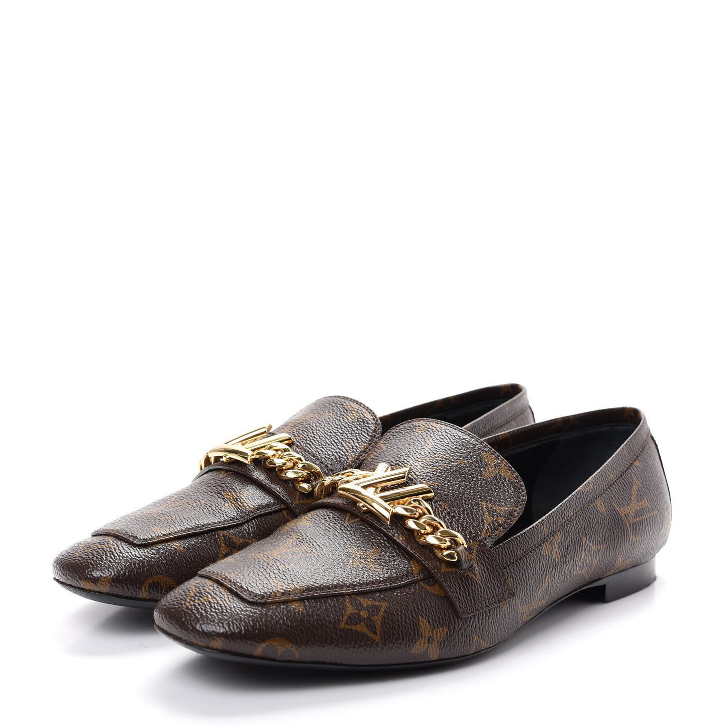 Monogram Upper Case Flat Loafer 40