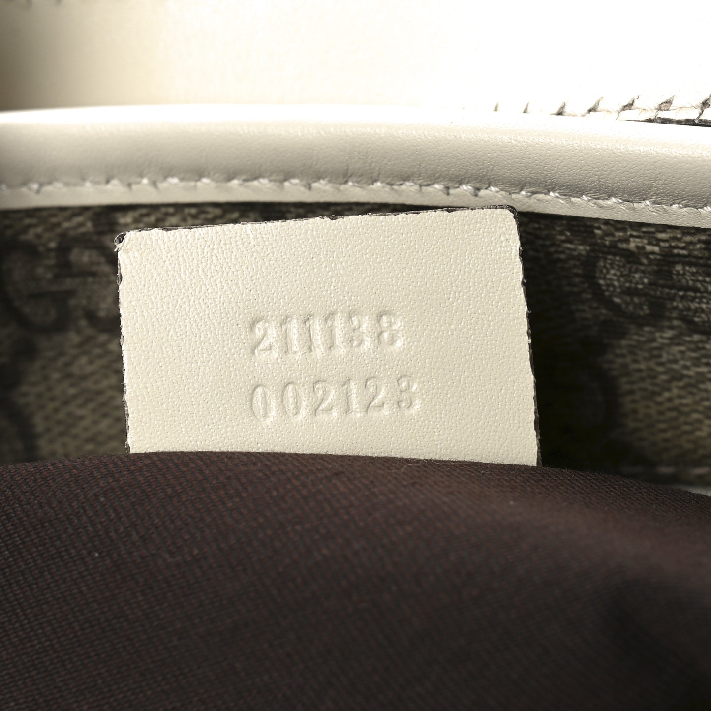 GG Supreme Small Joy Tote White