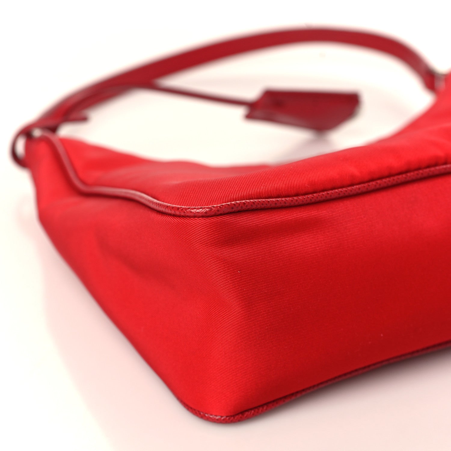 Prada Re-Nylon Saffiano Mini Re-Edition 2005 Bag Rosso 8 of 9