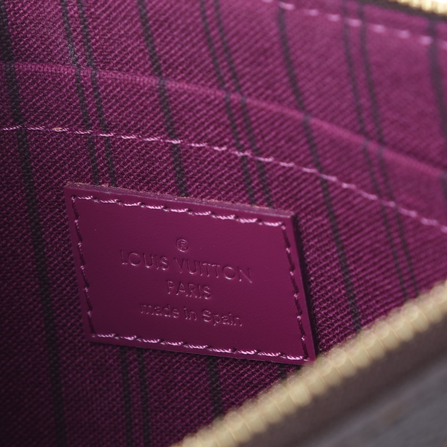 Louis Vuitton Monogram Totem Neverfull MM GM Pochette Magenta 7 of 9