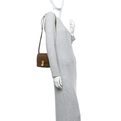 Celine Smooth Calfskin Small Classic Box Flap Bag Camel 2 of 13