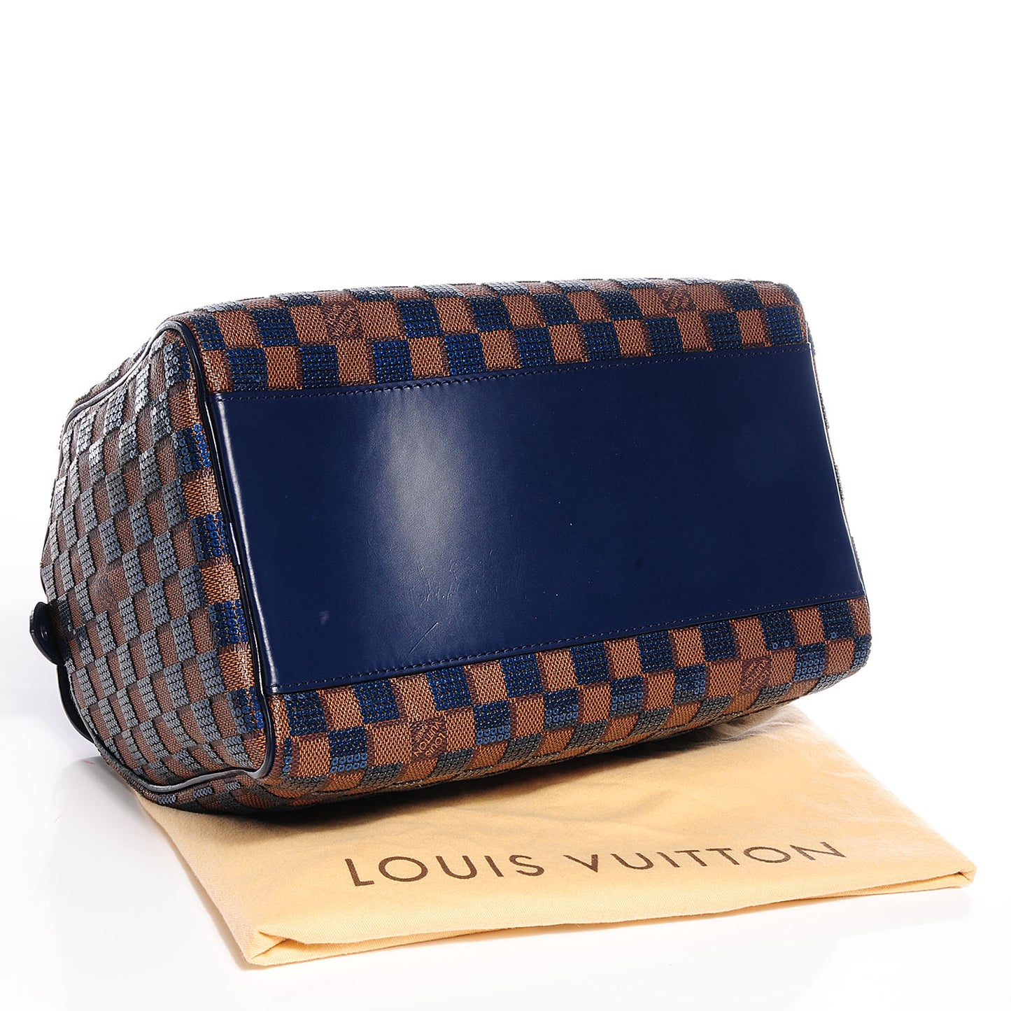 Damier Paillettes Speedy 30 Blue