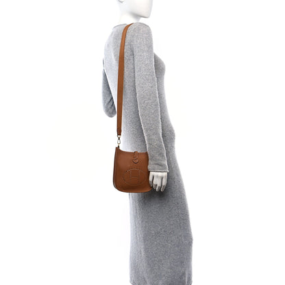 Hermes Taurillon Clemence Evelyne TPM Gold 2 of 10