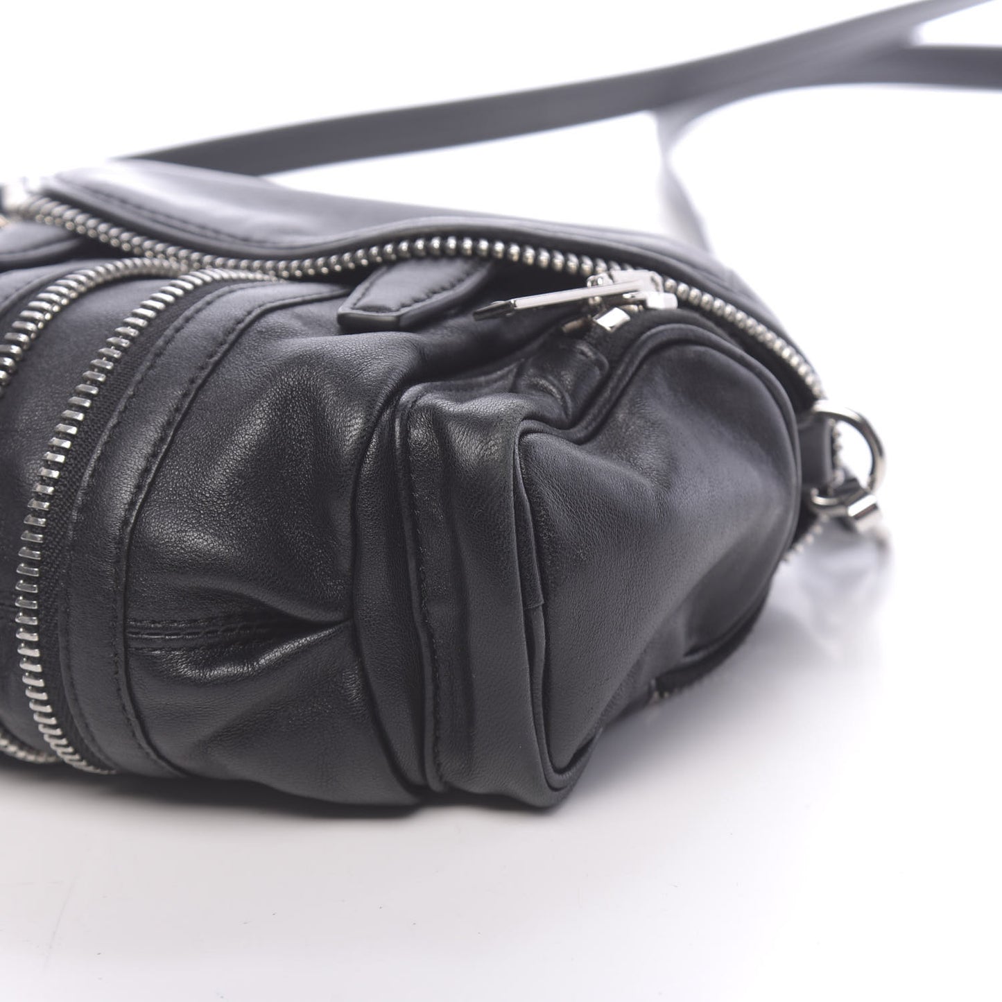 Lambskin Micro Marti Crossbody Black
