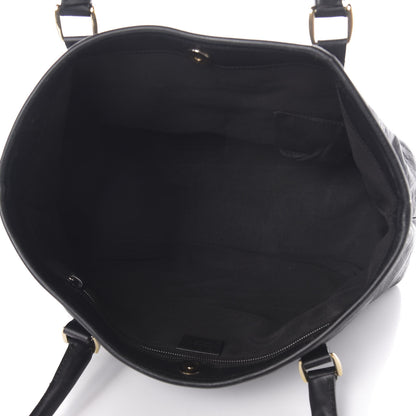 Gucci Calfskin Horsebit Embossed Joy Tote Black 5 of 10