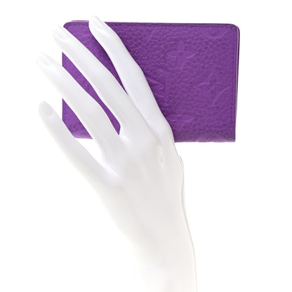 Louis Vuitton Taurillon Monogram Pocket Organizer Violet 2 of 6