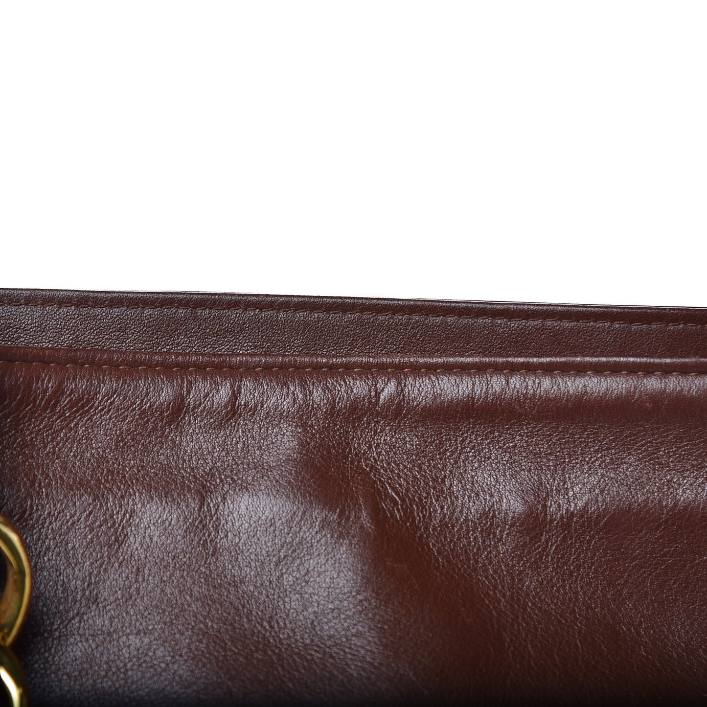 Lambskin CC Tote Brown