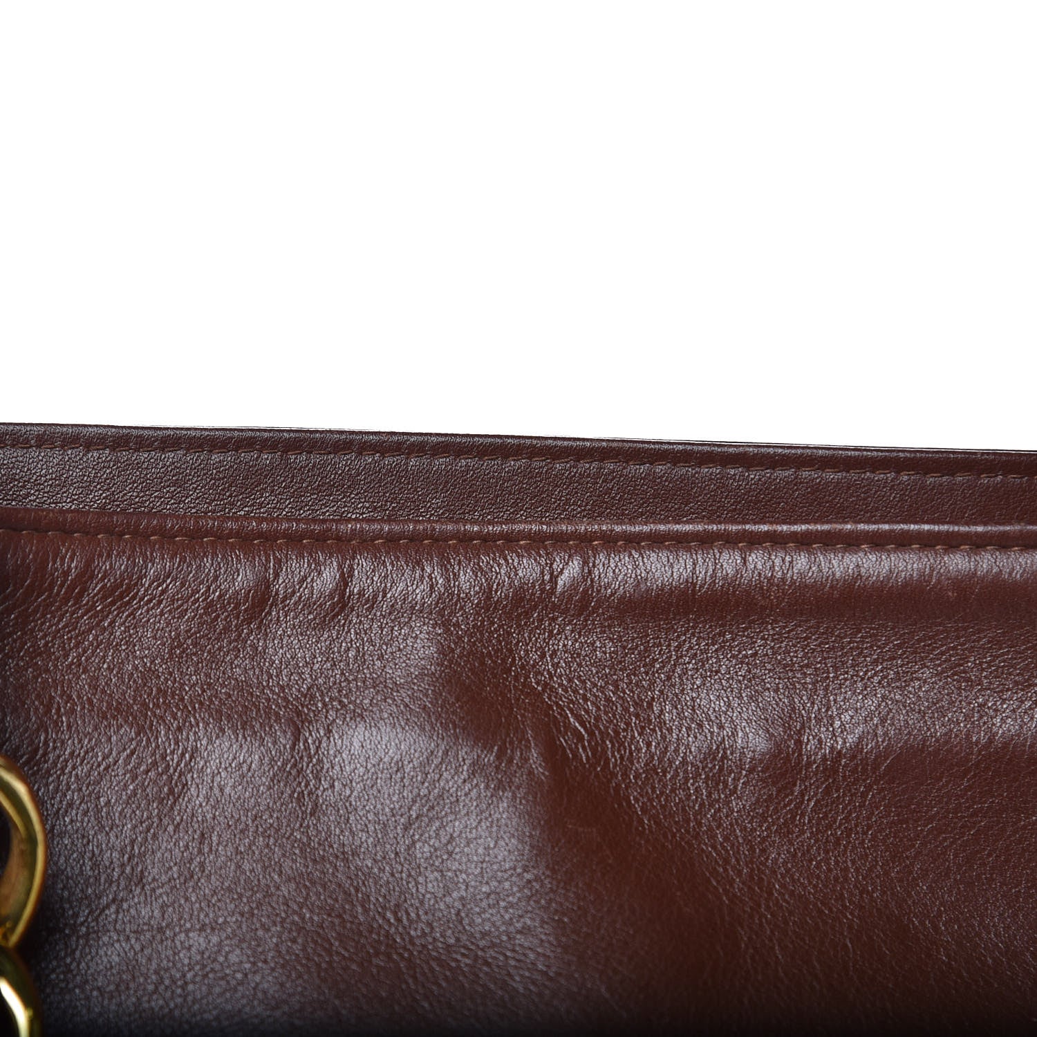 Chanel Lambskin CC Tote Brown 15 of 15