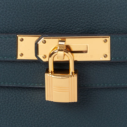 Hermes Togo Kelly Retourne 32 Vert Cypress 20 of 33