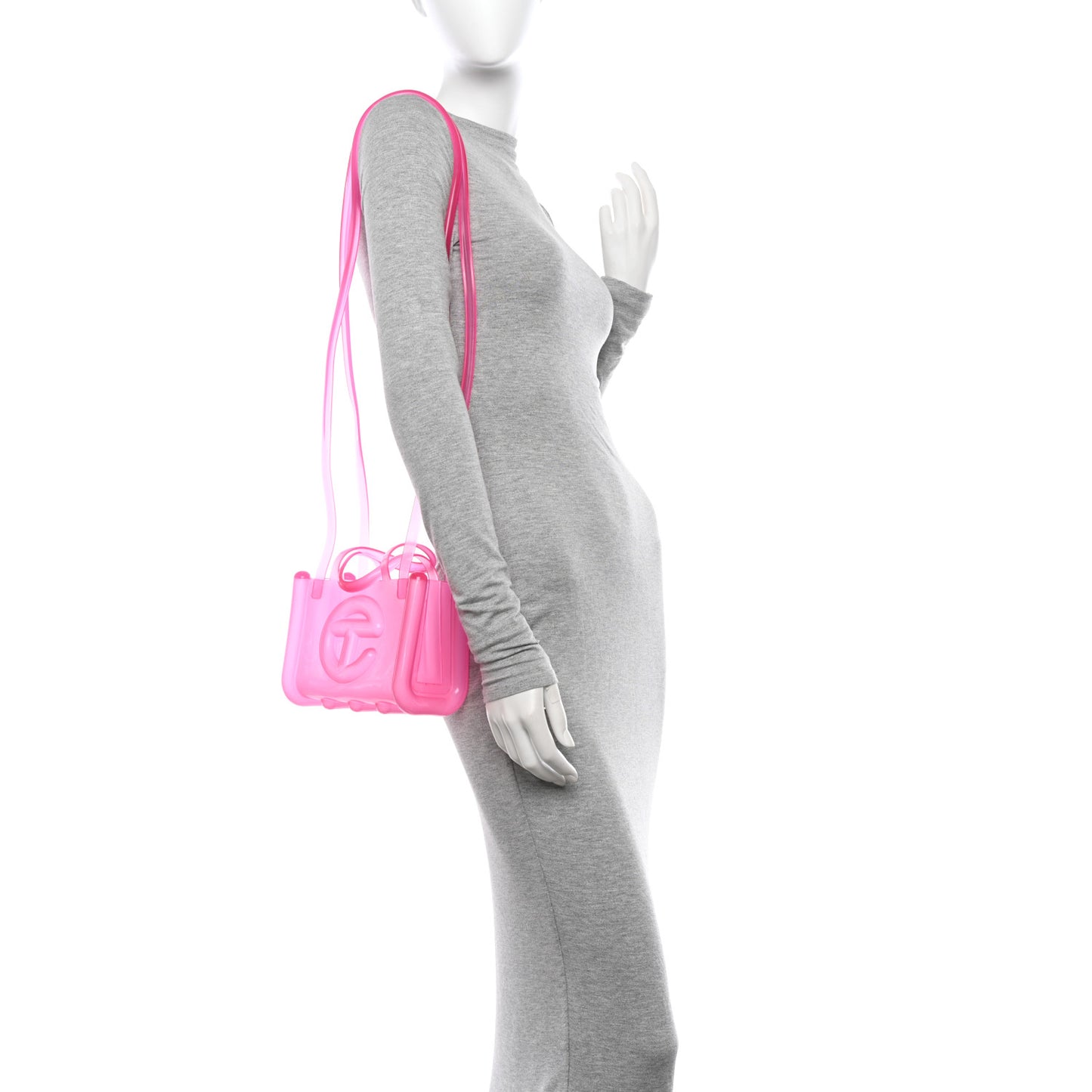 x MELISSA Jelly Small Shopping Bag Clear Pink