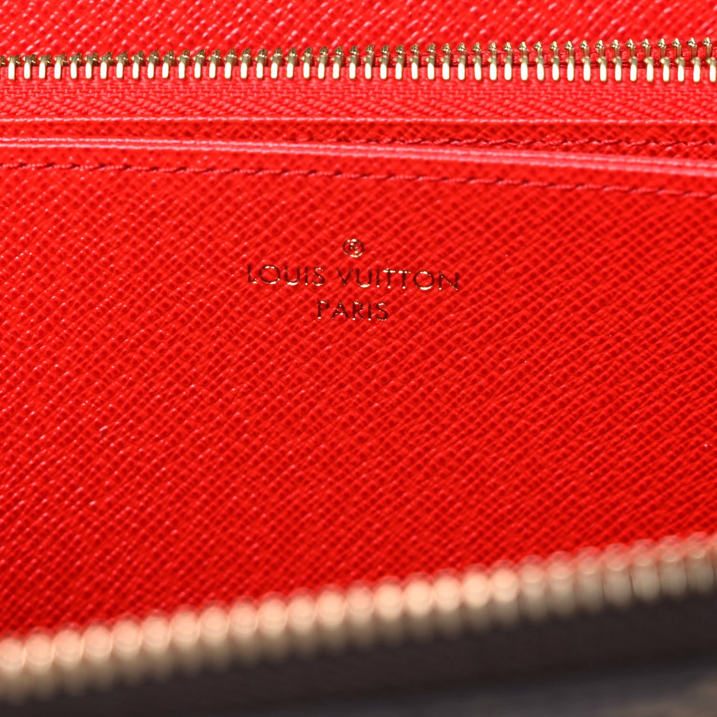 Monogram Zippy Wallet Coquelicot