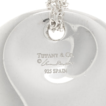 Tiffany Sterling Silver Elsa Peretti Round Disc Pendant Necklace 5 of 6