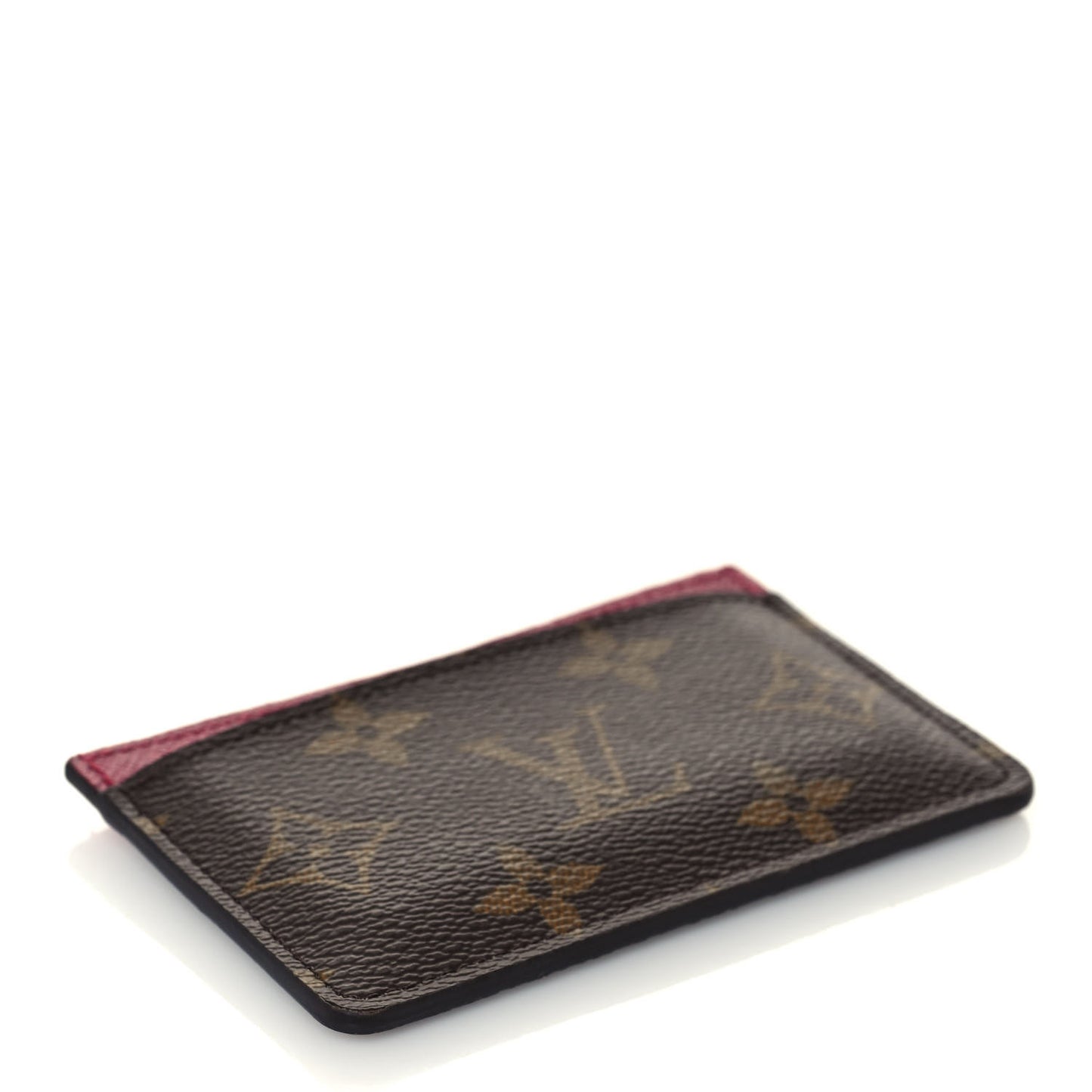Monogram Card Holder Fuchsia